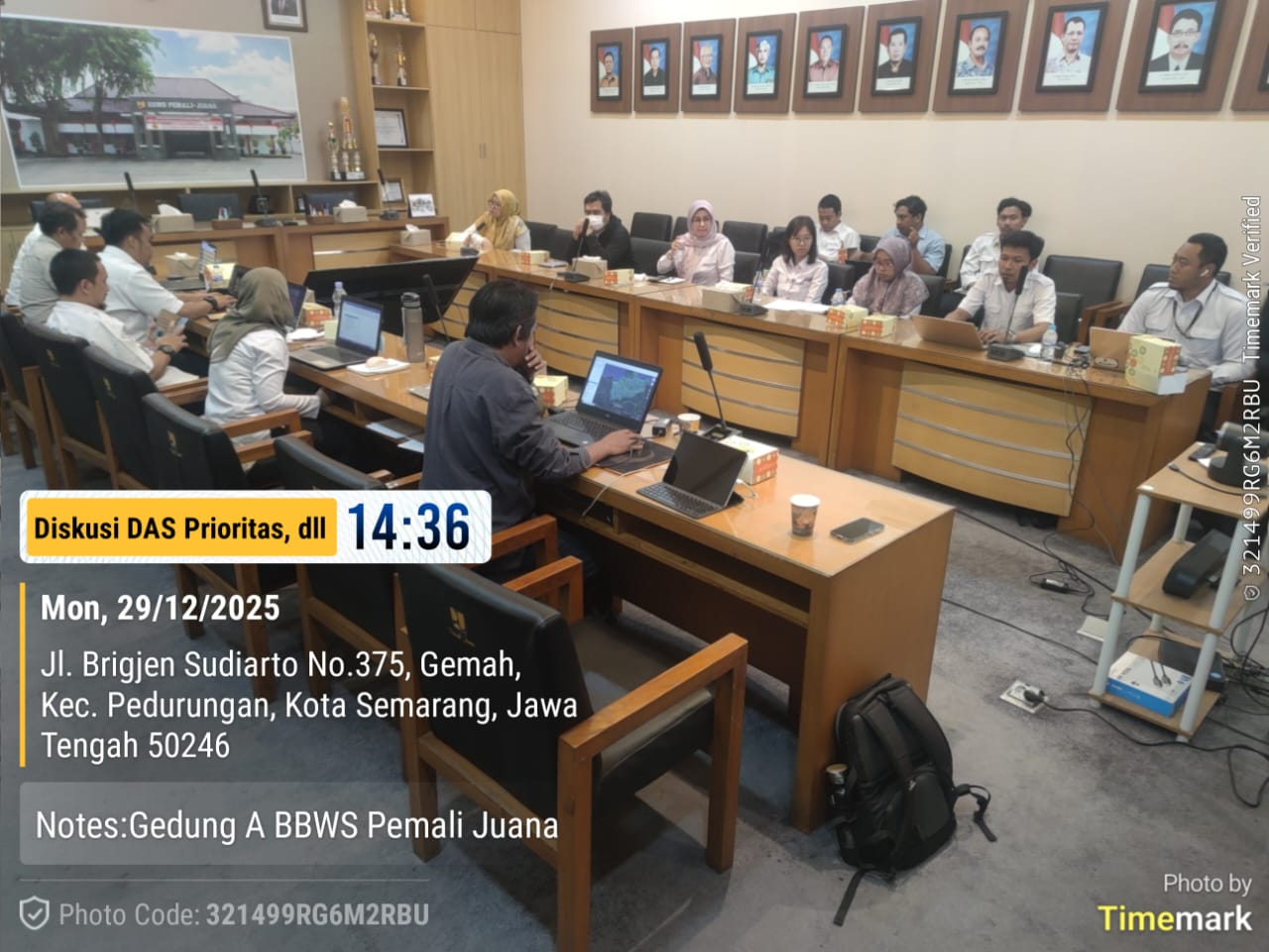 Rapat Koordinasi Tim CS07 dengan Bintek dan BBWS Pemali Juanana